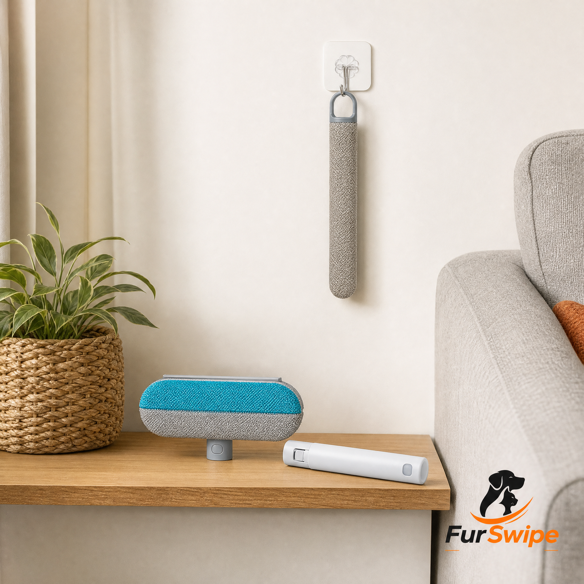 FurSwipe Fur Removal Brush with Handle